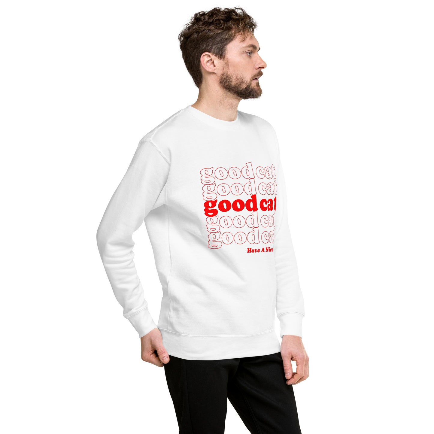 GOOD CAT - "HAVE A NICE SPAY" Unisex Premium Sweatshirt