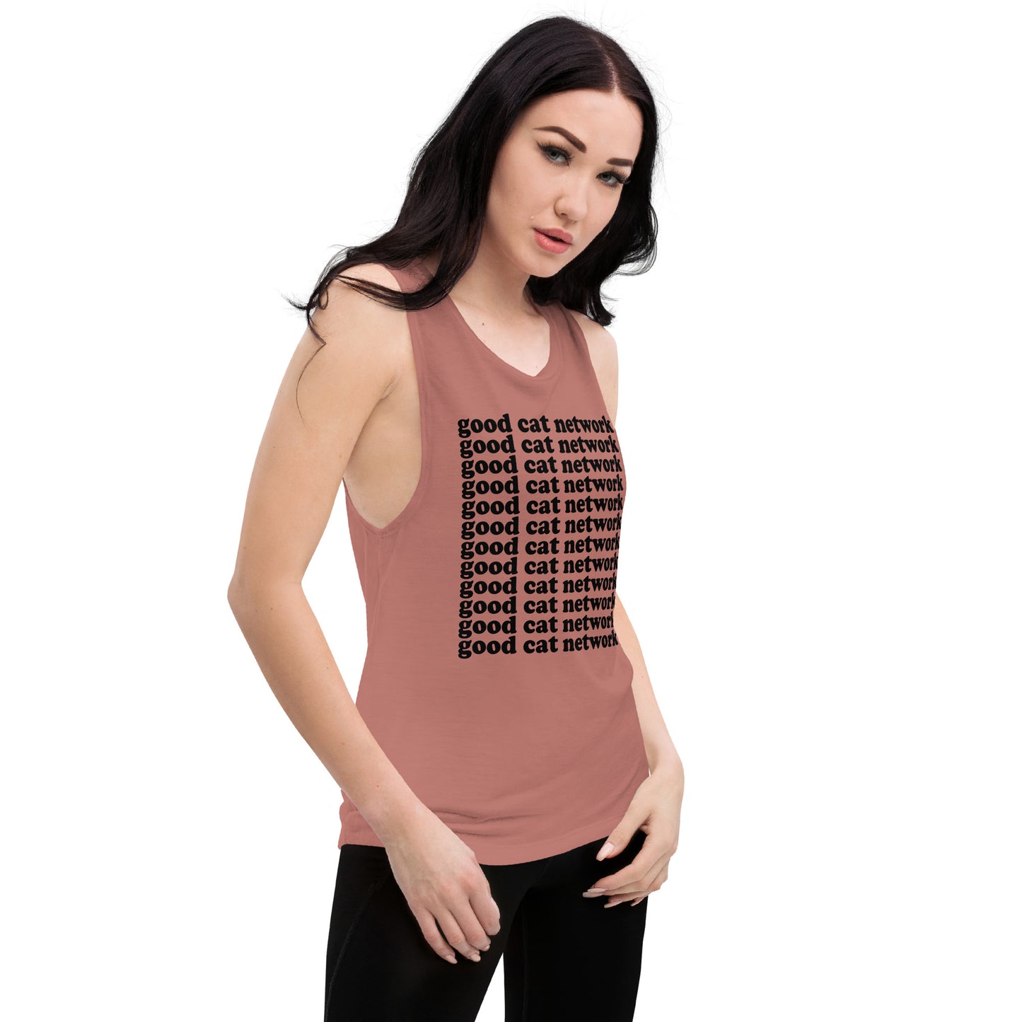 GOOD CAT - "GOOD CAT NETWORK" Ladies’ Muscle Tank