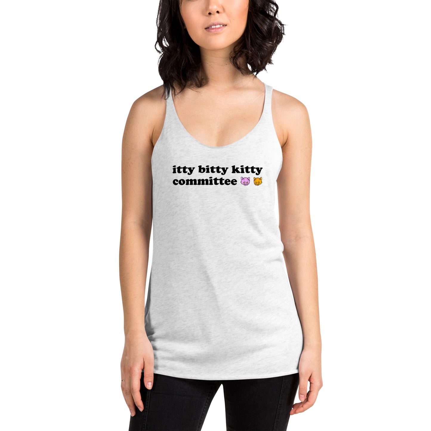 GOOD CAT - "ITTY BITTY KITTY COMMITTEE" Racerback Tank