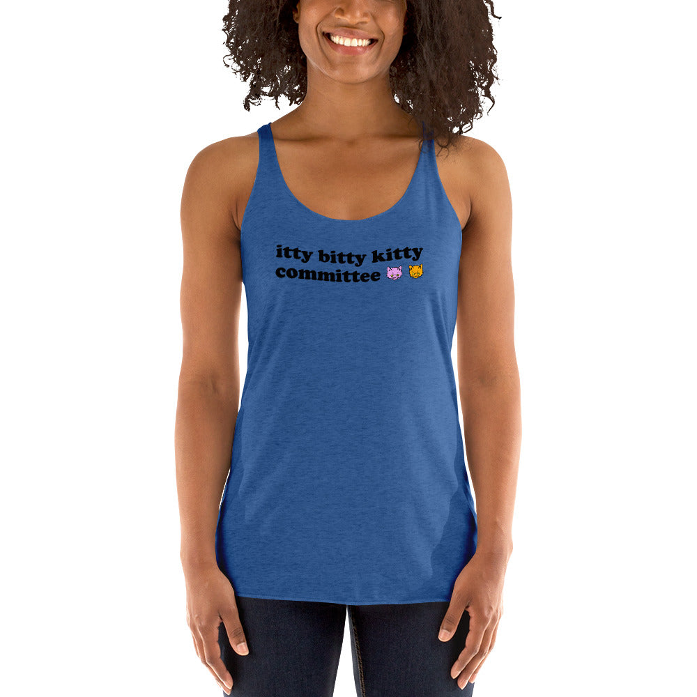 GOOD CAT - "ITTY BITTY KITTY COMMITTEE" Racerback Tank