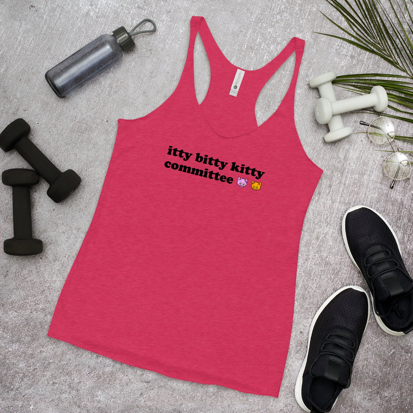 GOOD CAT - "ITTY BITTY KITTY COMMITTEE" Racerback Tank