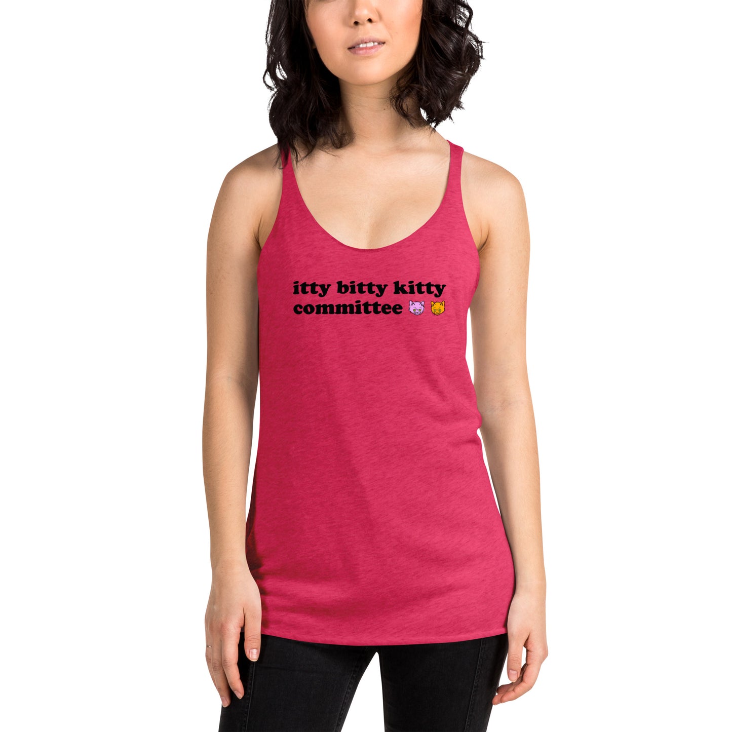 GOOD CAT - "ITTY BITTY KITTY COMMITTEE" Racerback Tank