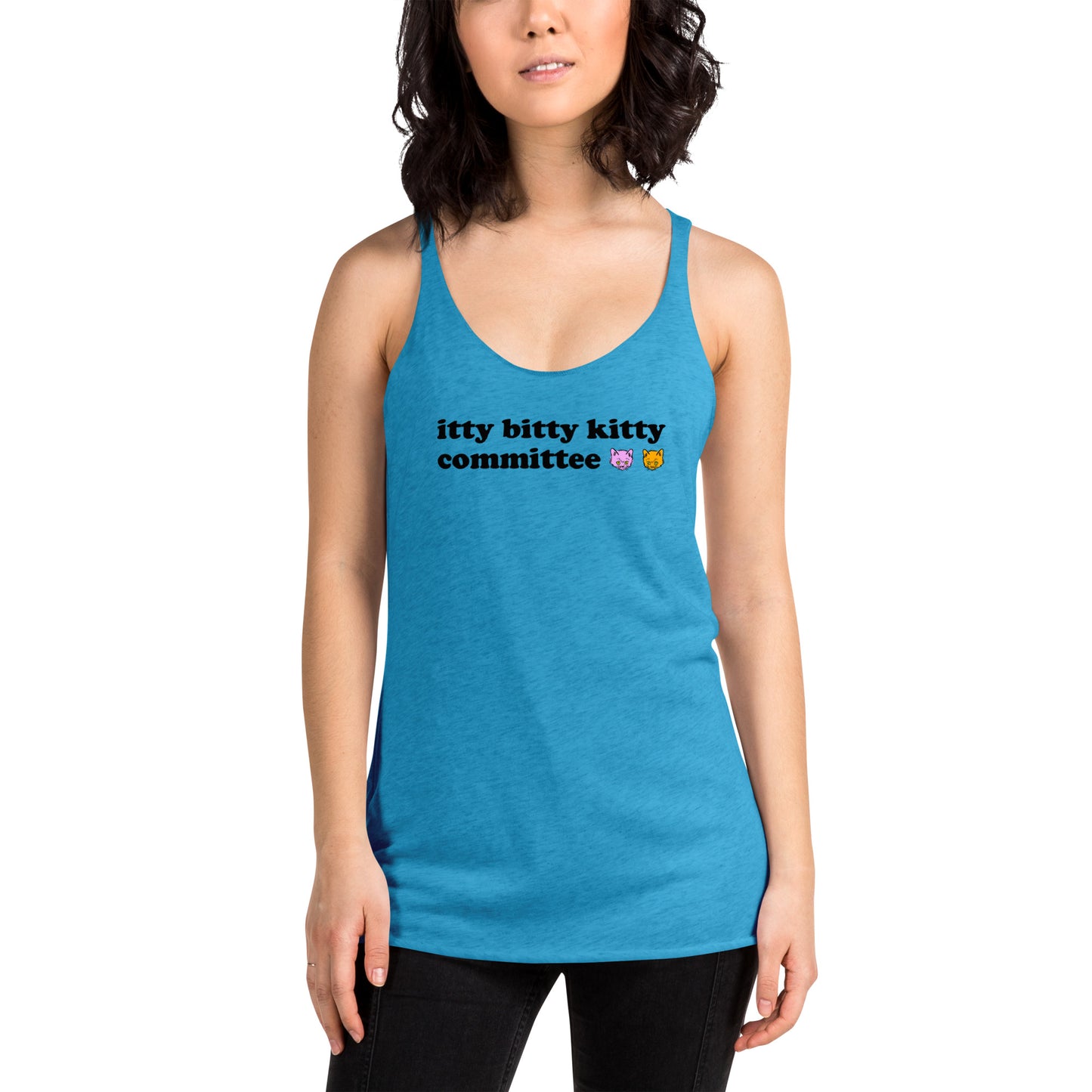 GOOD CAT - "ITTY BITTY KITTY COMMITTEE" Racerback Tank