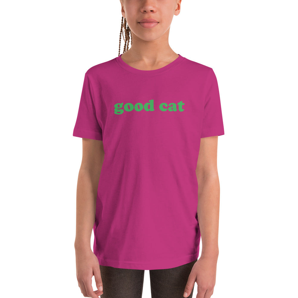GOOD CAT - "GOOD CAT" Short Sleeve T-Shirt YOUTH