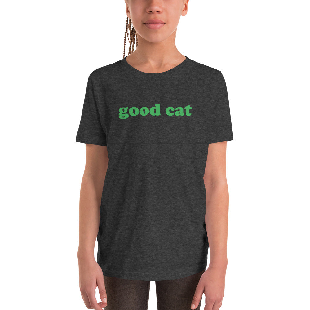 GOOD CAT - "GOOD CAT" Short Sleeve T-Shirt YOUTH