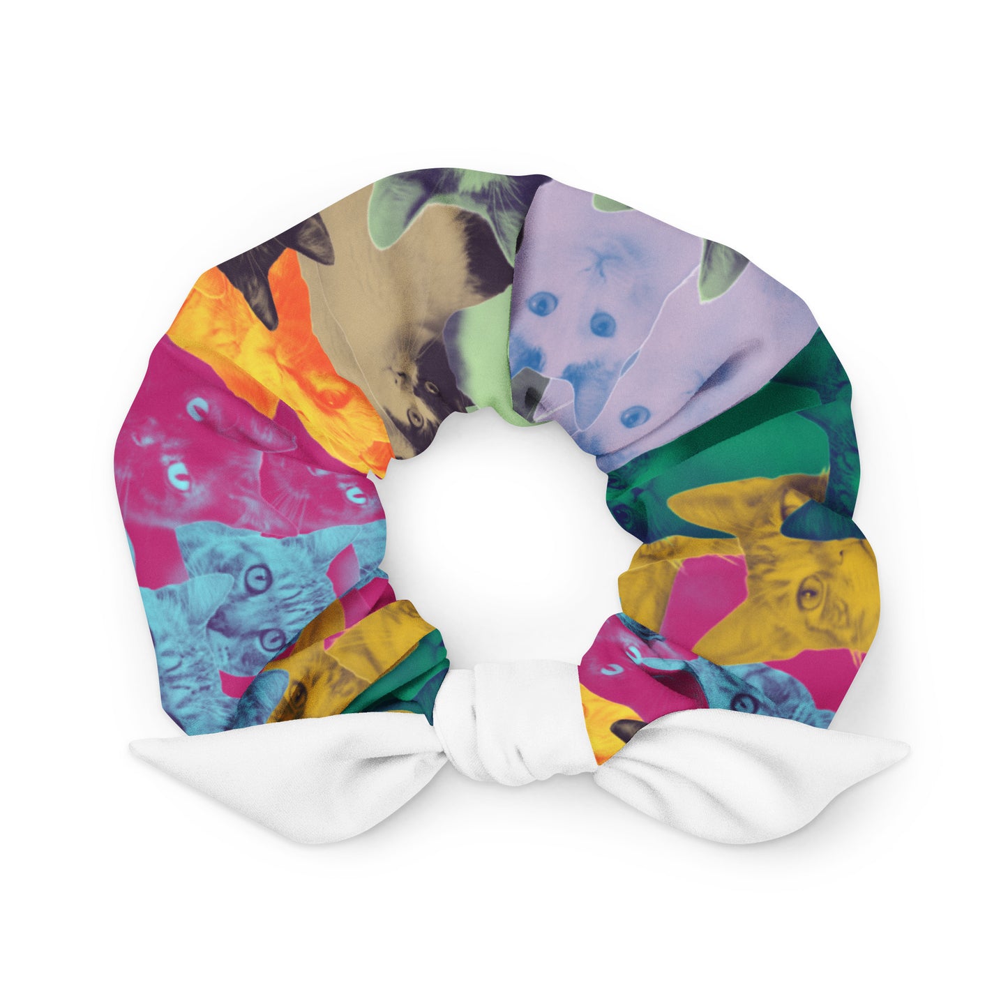 GOOD CAT - Rainbow Rescue Recycled Scrunchie